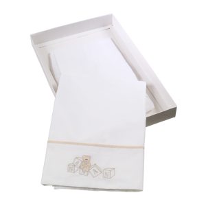 3 Pcs set Dadini Pram sheet-White